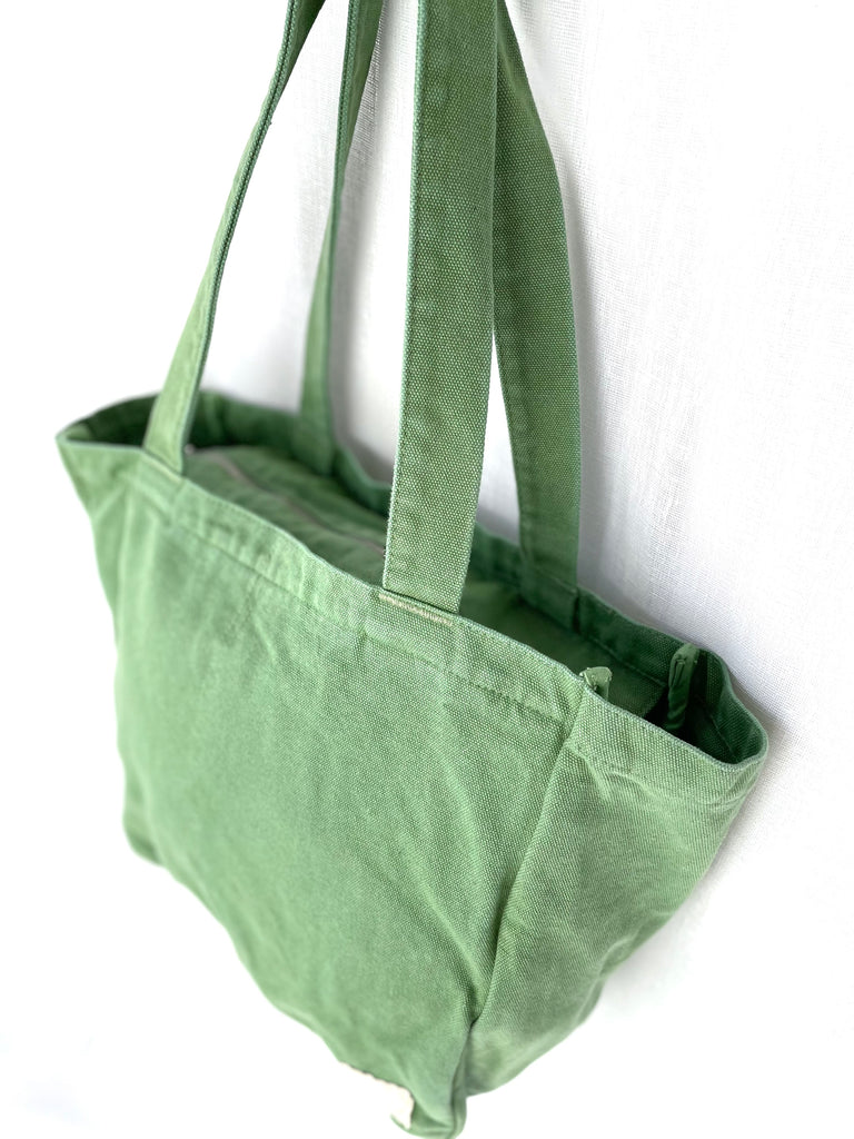 ZIPPER TOP TOTE BAG – RIVERS CO.,LTD