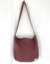 Load image into Gallery viewer, Crossbody Zip Top Pocket Tote - DUSTY ROSE
